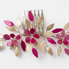 Tocado linea floral