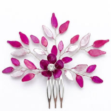 Tocado destello floral